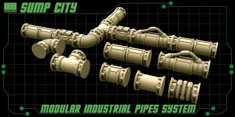 Modular Industrial Pipes system