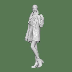 WOMAN FOR DIORAMA PEOPLE CHARACTER