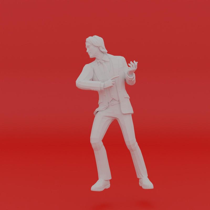 Character Pose Toy Man Miniature Figure 189