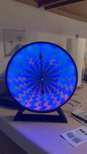 Illusion Lightbox Clock