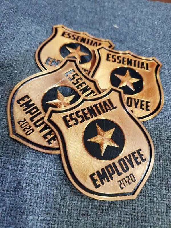 Essential Employee badge