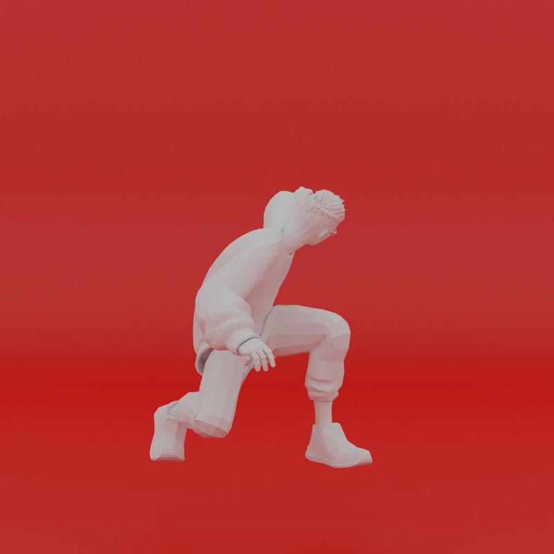 Character Pose Toy Man Miniature Figure 012