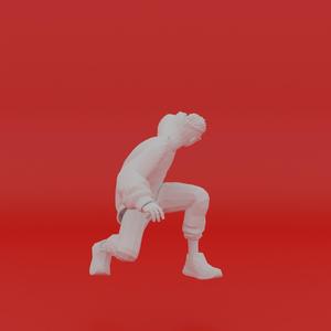 Character Pose Toy Man Miniature Figure 012