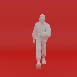 Character Pose Toy Man Miniature Figure 064
