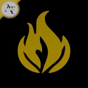 Simple Flame Symbol - 2D Art
