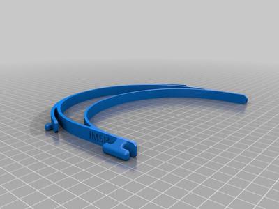 Short Prusa Face Shield PPE (Remix) v1.3
