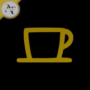 Simple Coffee Cup Symbol - 2D Art