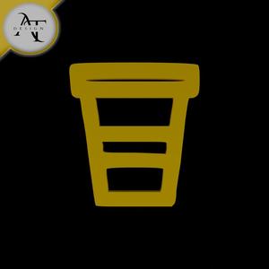 Simple Coffee Cup Symbol - 2D Art