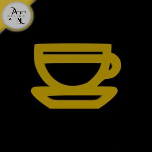 Simple Coffee Cup Symbol - 2D Art