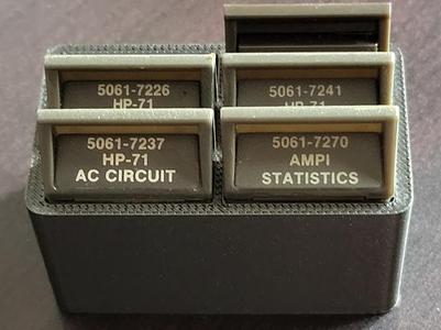 HP 71B modules organizer