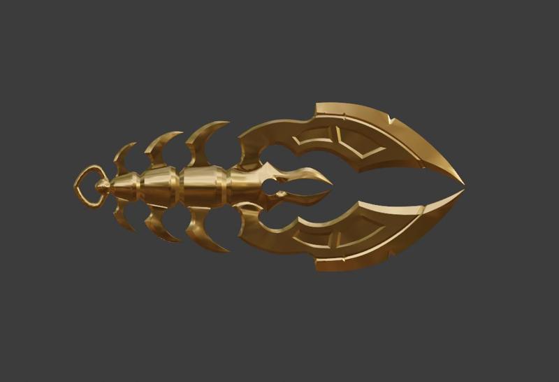 Scorpion kunai from Mortal Kombat 11 - Grandmaster Fury