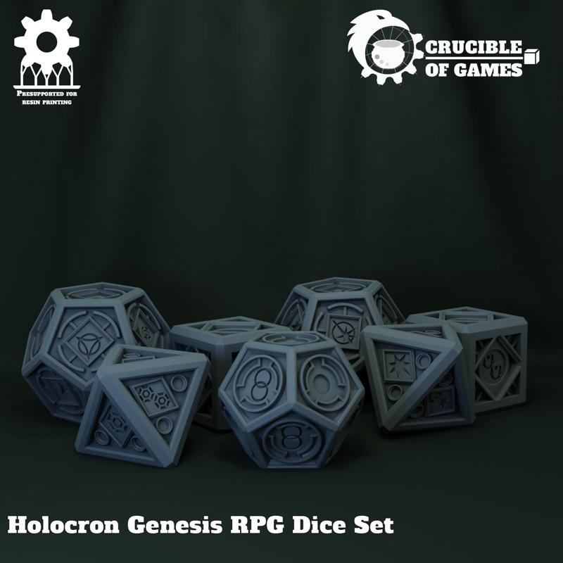 Holocron Genesis RPG Dice Set