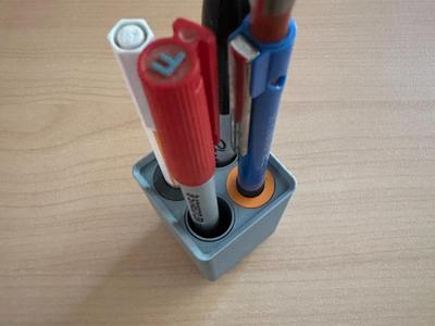 Custom tube for Gridfinity Pen Holder