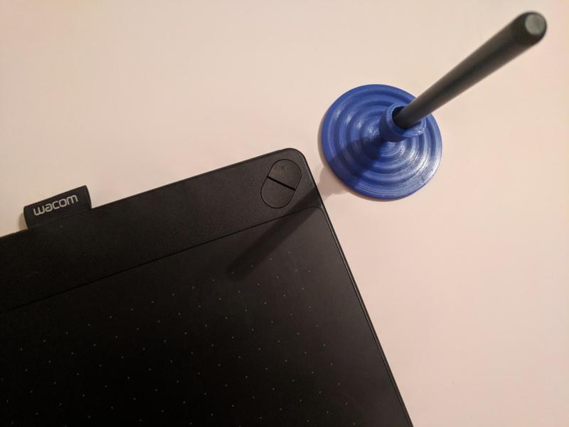 Wacom Pen Holder Simple Water Design