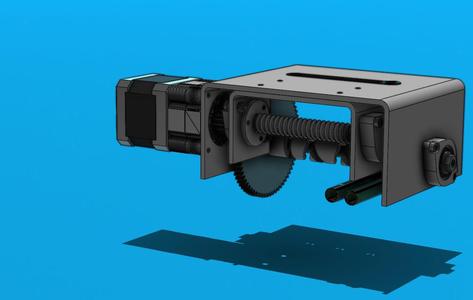 self winding spool with reversing  diamond screw