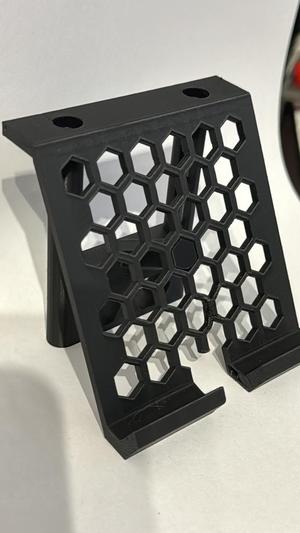 Phone Mount (with Stand) Honeycomb Pattern