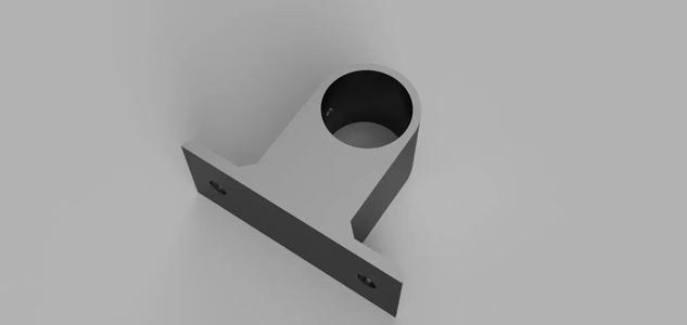 Simple 21MM Curtain rod Mount   