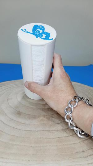 Makeup remover wipes dispenser