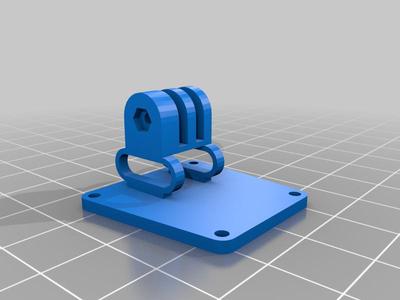 Anti vibration Runcam thumb pro mount for Super RC Ran4/Aries4 4-inch frame