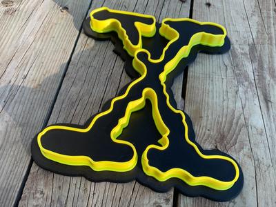 X-Files 3D Logo Wallhanger