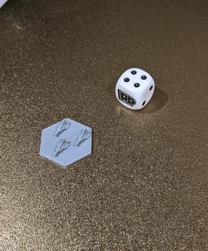 Micro-scale Battlestar Galactica Viper Squadron