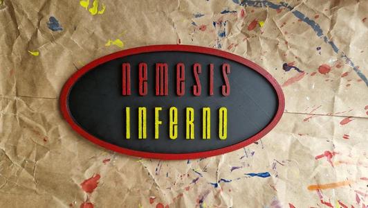 Nemesis Inferno sign - Thorpe Park