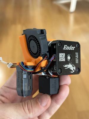 Laranjinha: Hotend Fan & CRTouch Holder (Volcano Hotend)