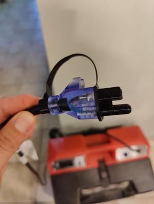 NEMA 5-15 Plug Protector with Retaining Strap