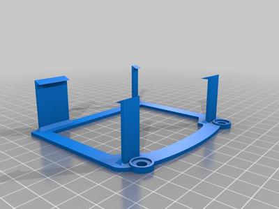 Raspberry Pi half-VESA75 mount for Shortcrust Plus