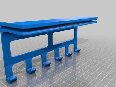 wall key holder with slit and tray