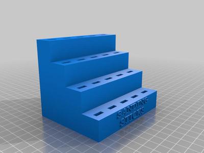 Sanding Stick Holder (Water Drop Style)