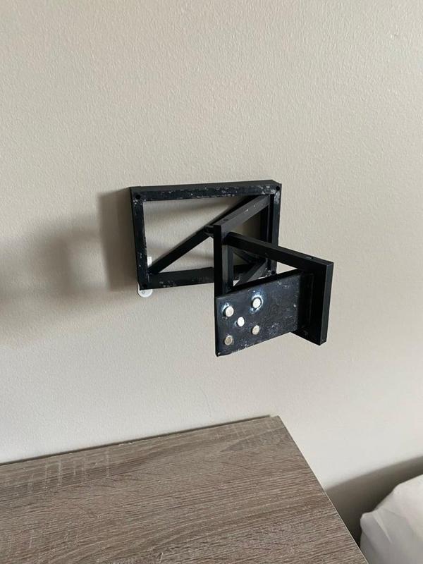 Wally - Print in place wall mounted phone stand