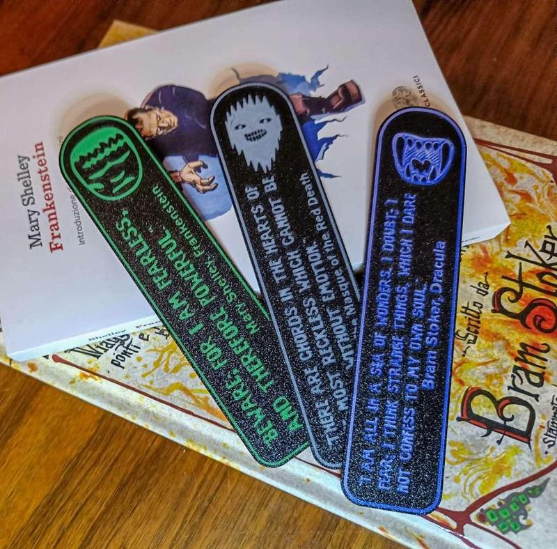 Classic gothic novels bookmark collection