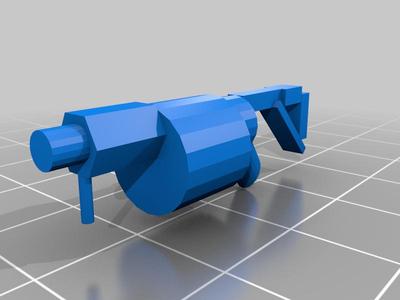 lego grenade launcher w/grenade