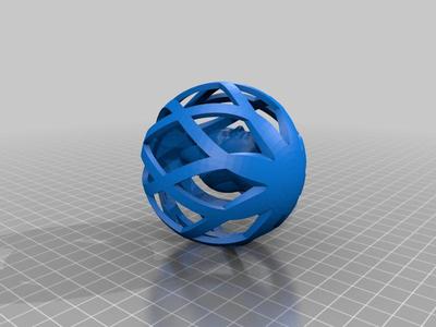 Customizable 3D Printed Ornament
