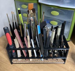 Hobbyist Paintbrush & Tool Holder