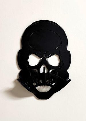 Scull headphone holder