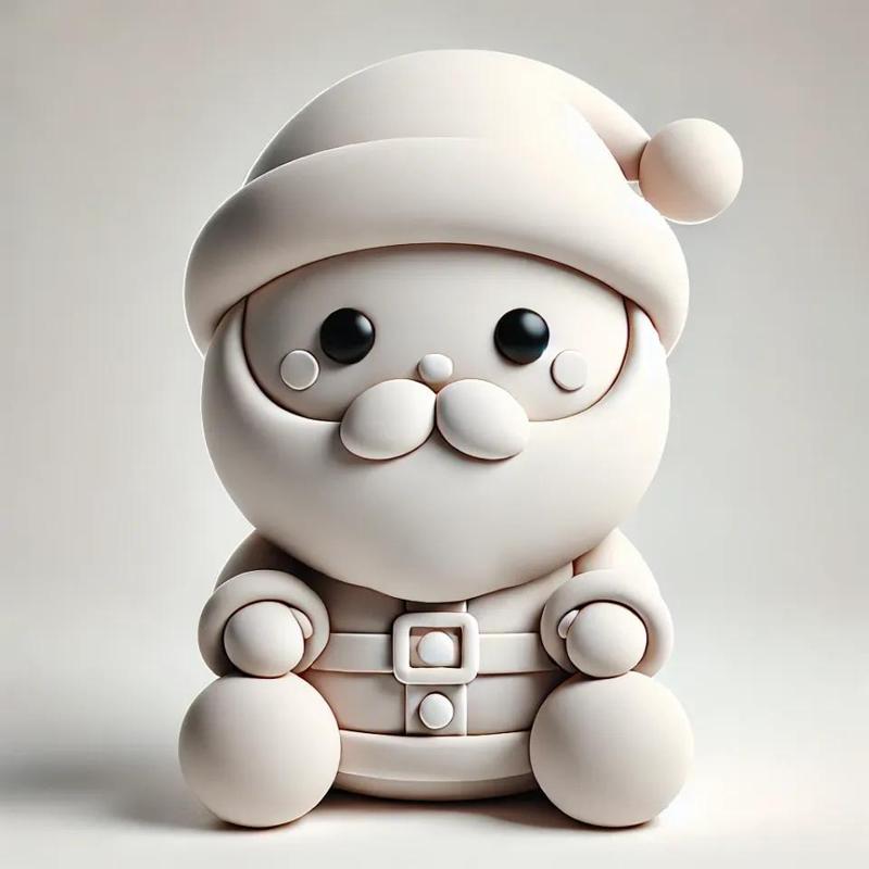 Adorable Minimalist Santa Claus – The Perfect 3D Printed Holiday Decor!   