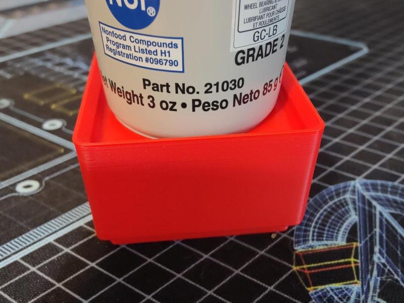 Super Lube 3oz Grease Tube Gridfinity Holder