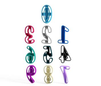 Cookie cutters Numbers (Set 4)   