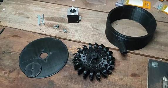 Nema17 Pelton hydro generator