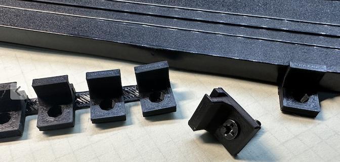 HO Slot Car Track Fasteners