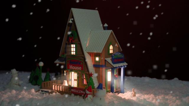 BAMBU LAB CHRISTMAS HOUSE FOR PRUSA