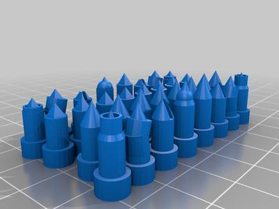 1-colored Chess set
