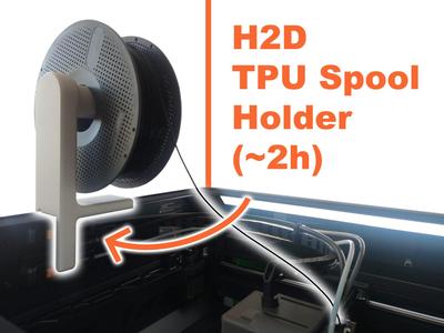 H2D TPU (top) Spool Holder