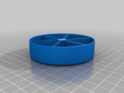 circular container for screws