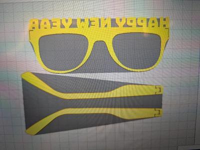 Happy new Year Party glasses Party Style   