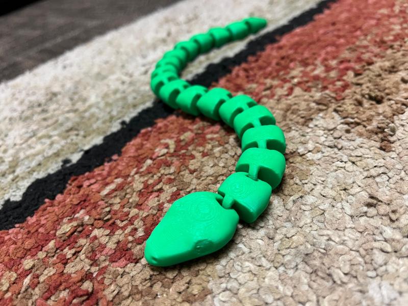 Articulated Flexi Fidget Snake