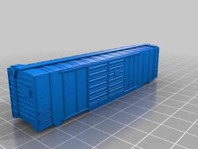N scale 50' plug door boxcar