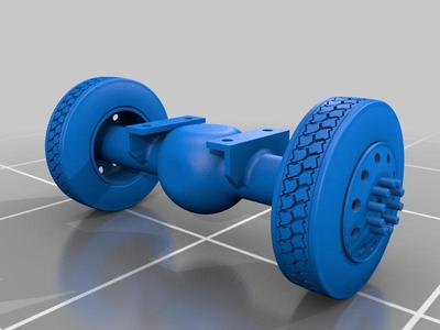 N Scale Truck parts (some need rescaled)